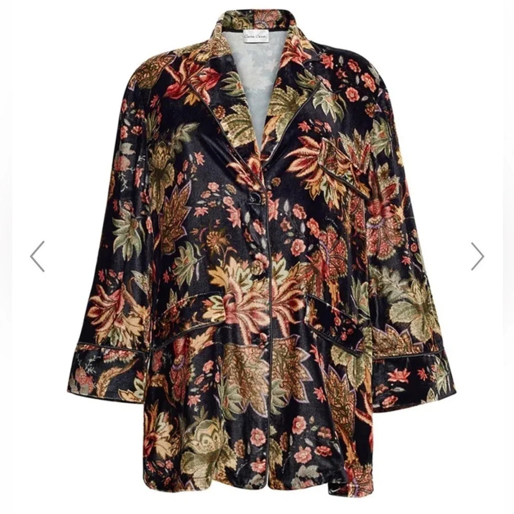 NWT Cara Cara Venezia Jacket in Multi Jacobean size Medium - Picture 2 of 15